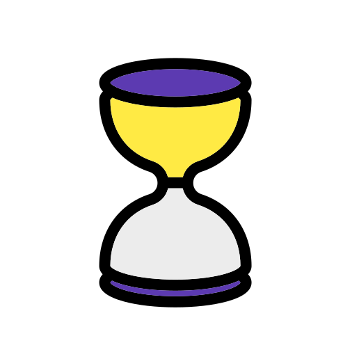 Grafik einer Sanduhr