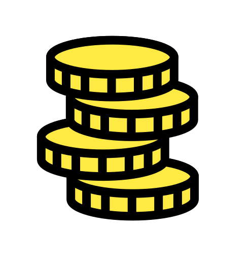 Grafik von Münzen
